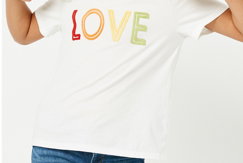 Love Flocked Tee - TW