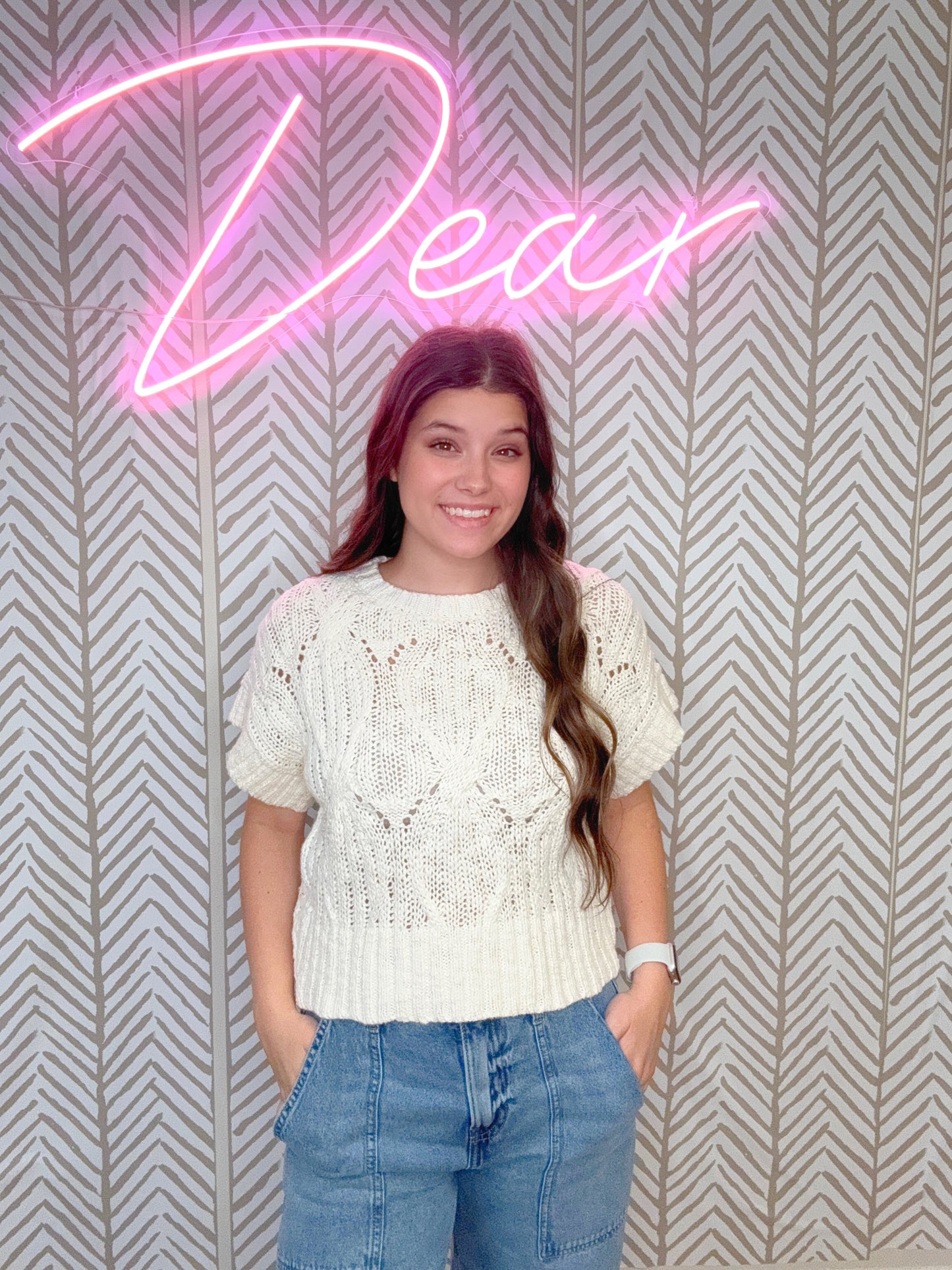 Beaded Heart Top