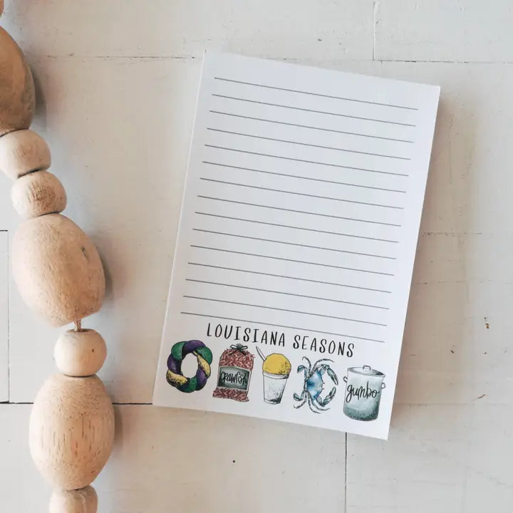 Louisiana Season Notepad
