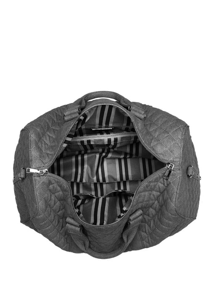 Quilted Leather Weekender