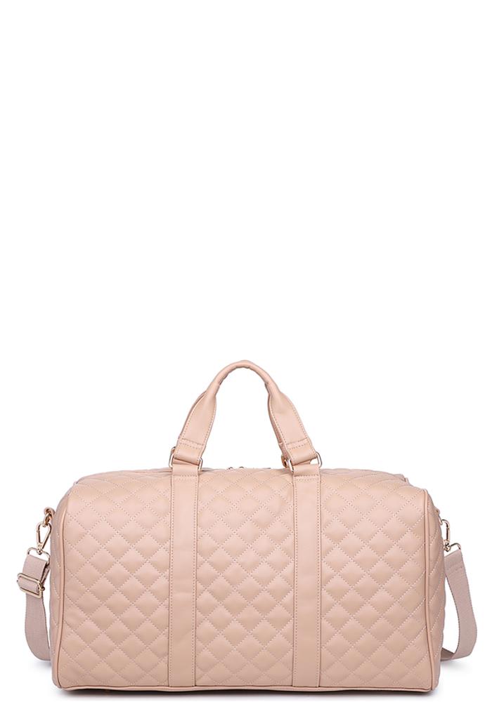 Quilted Leather Weekender