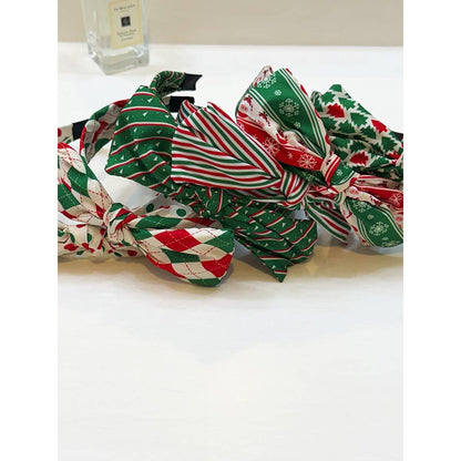 Christmas Bow with Adjustable Wire Headbands