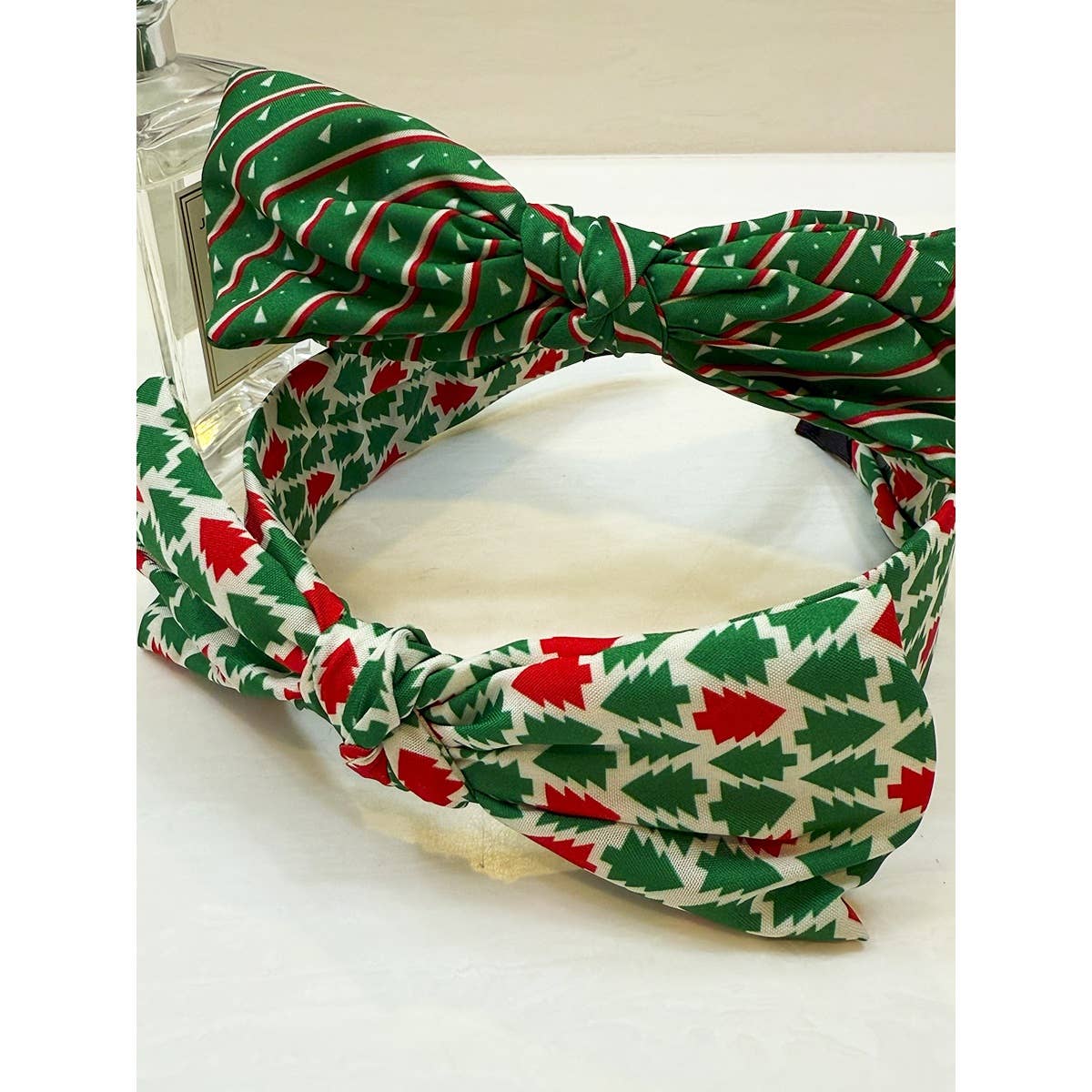Christmas Bow with Adjustable Wire Headbands
