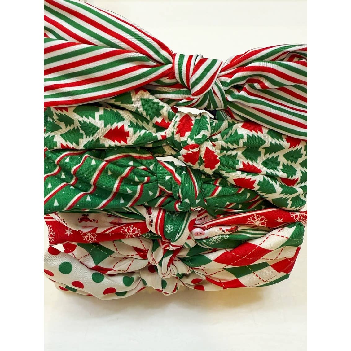 Christmas Bow with Adjustable Wire Headbands