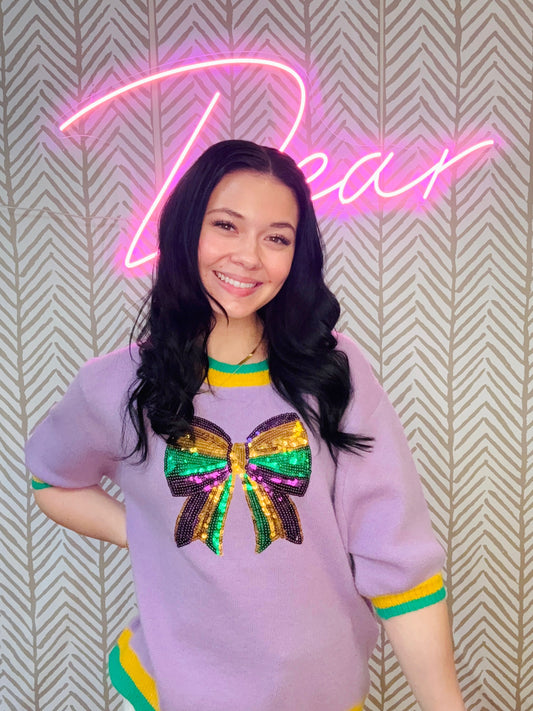 Mardi Bow Sweater