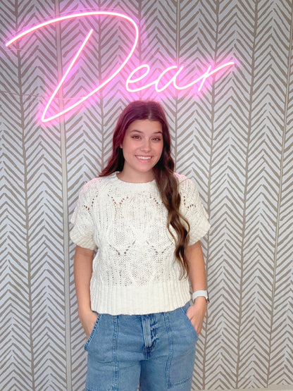 Beaded Heart Top