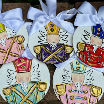 Textured Hand Painted Ornament