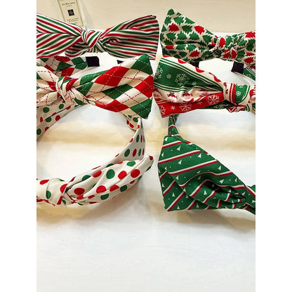 Christmas Bow with Adjustable Wire Headbands