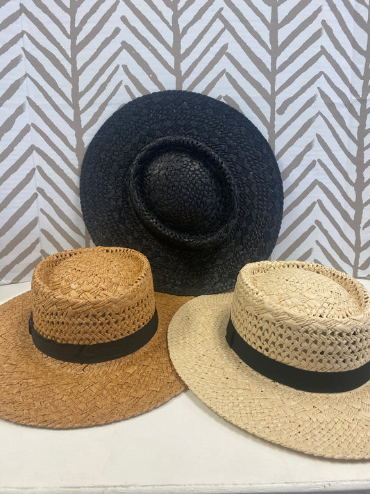 Braided Boater Hat