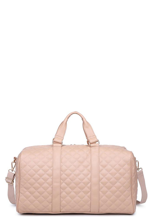 Quilted Leather Weekender