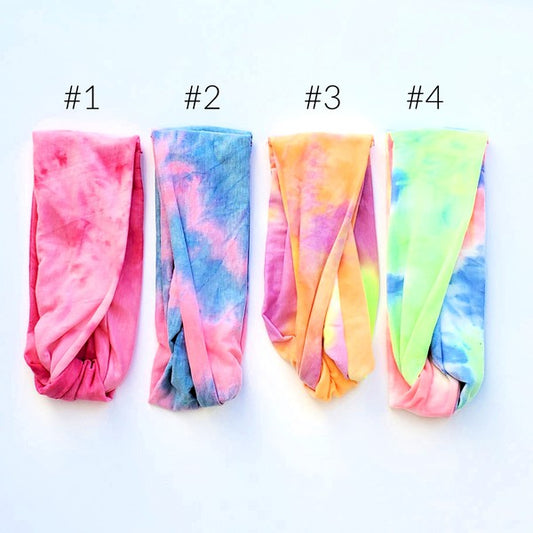 Tie Dye Twist Headbands